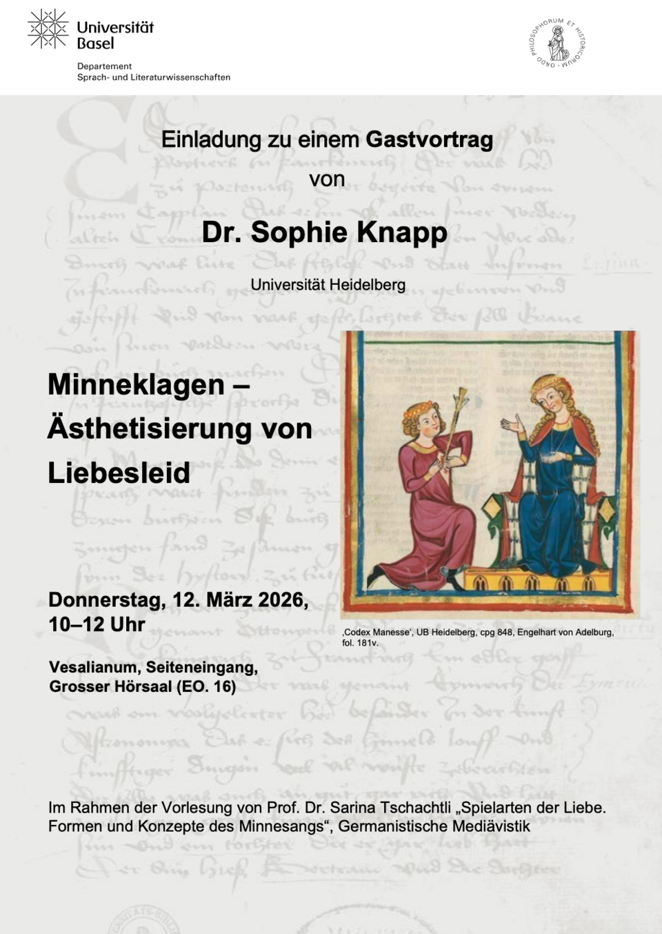 Gastvortrag Sophie Knapp